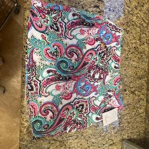 BNWT CAPPAGALLO Paisley Skirt Size S Compared to Retail $79